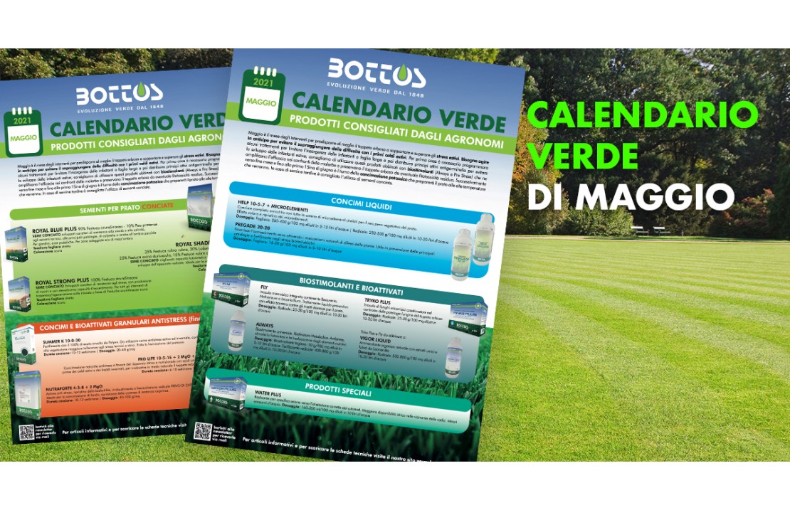 Calendario verde di Maggio