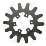 Disco di riscontro di ricambio per spollonatore da 150 mm