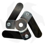 Testina ZORRO lama coltello universale per decespugliatore trilama per taglio arbusti rovi