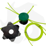 Kit testina universale RAMBO, disco anti avvolgimento e 5m filo strong