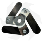 Testina ZORRO lama coltello universale per decespugliatore trilama per taglio arbusti rovi - immagine 2