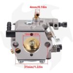 Carburatore per decespugliatore Stihl 024-026AV - immagine 2