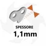 Catena motosega passo 1/4″, spessore 1,1 mm - immagine 2