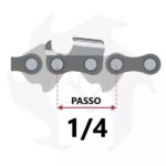 Catena motosega passo 1/4″, spessore 1,1 mm - immagine 3