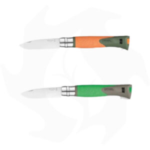Coltello lama Opinel n.12 impugnatura ergonomica ideale per outdoor con rimuovi zecche