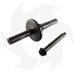 Coppia conica + pignone + corona albero asse sottochioma per muletto e motozappa Brumi