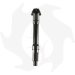 Coppia conica pignone + corona + asse integrale per motozappa Brumi simplex Z:7/23 esagono 30mm tipo nuovo - immagine 2