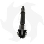 Coppia conica pignone + corona + asse integrale per motozappa Brumi simplex Z:7/23 esagono 30mm tipo nuovo - immagine 3