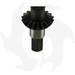 Coppia conica pignone + corona + asse per Brumi pulce Z:10/18 esagono 19 - immagine 3