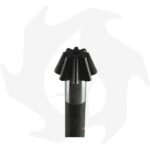 Coppia conica pignone + corona + asse per Brumi rekord Z:8/26 esagono 30 - immagine 3