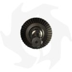 Coppia conica pignone + corona + asse  per fresa Goldoni 28 Z:11/41 - immagine 4