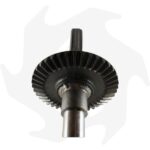 Coppia conica pignone + corona + asse  per fresa Goldoni 28 Z:11/41 - immagine 5