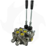 Distributore idraulico a 2 leve doppio effetto 3/8 – oleodinamico - immagine 2