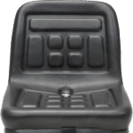 Sedile imbottito con guide per trattore trattorino tagliaerba muletto e macchine operatrici