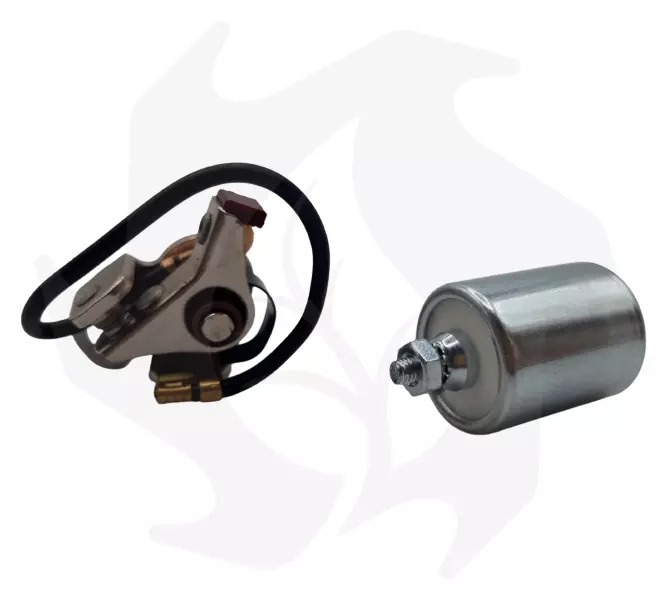 IMG-20241227-WA0189 Kit completo puntine platinate + condensatore per motoseghe Husqvarna 65-77-160-163-180-380 - immagine 1