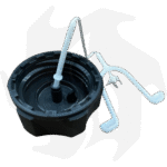 Tappo serbatoio carburante per decespugliatore EMAK OM720 OM722 OM726 OM727 OM733 OM740 - immagine 4