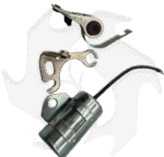 Puntine e condensatore per motore Marelli LA80 con magnete MCR
