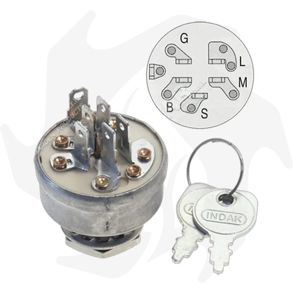 Interruttore di avviamento per trattorino tagliaerba 13HP Scag-Westwood-Countax-Mtd - immagine 1