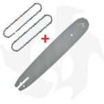 Kit Barra motosega 3/8″ – 1,5cm – 84 maglie – 60cm + 2 catene