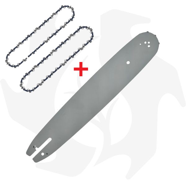 Kit Barra motosega 38″ – 1,5cm – 84 maglie – 60cm + 2 catene (2) Kit Barra motosega 3/8″ – 1,5cm – 84 maglie – 60cm + 2 catene - immagine 1