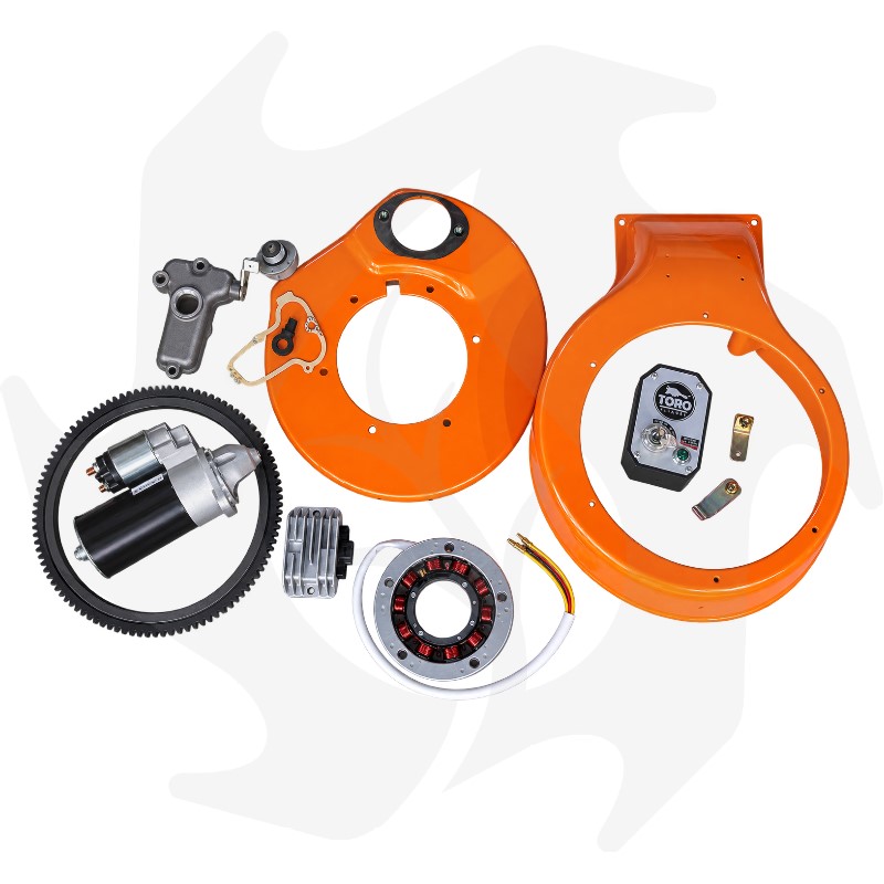 Kit completo avviamento elettrico Lombardini LDA100