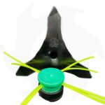 Kit lama a 3 denti + testina Rambo universale per decepsugliatore