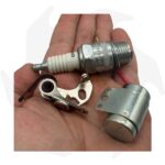Kit puntine + condensatore e candela Champion D16  per motore Acme AL480/VT88/FE82 - immagine 3