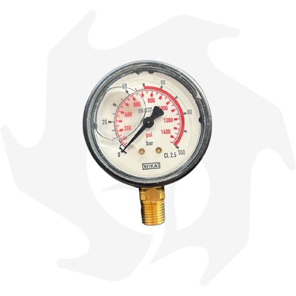 Manometro ABS alla glicerina con scala da 0÷100 Bar Manometro ABS alla glicerina con scala da 0÷100 Bar - immagine 1