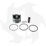 Pistone completo + serie segmenti per motore Yanmar Kama Vulcan Zanetti