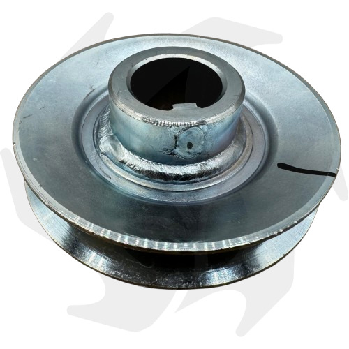 Puleggia Tendicinghia Per Trattorino Rasaerba - 120x100x23 Mm Foro 9,5 Mm - Newgardenstore