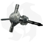 Rubinetto carburante filetto sinistro per motore ACME per motocoltivatore motozappa fresa - immagine 6