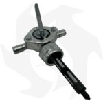 Rubinetto carburante filetto sinistro per motore ACME per motocoltivatore motozappa fresa - immagine 2
