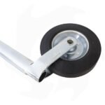 Ruotino di sollevamento servotimone per rimorchio carrello appendice tubo 48mm - immagine 2