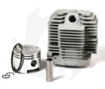 Cilindro e pistone per decespugliatore con motore KAWASAKI TH 43