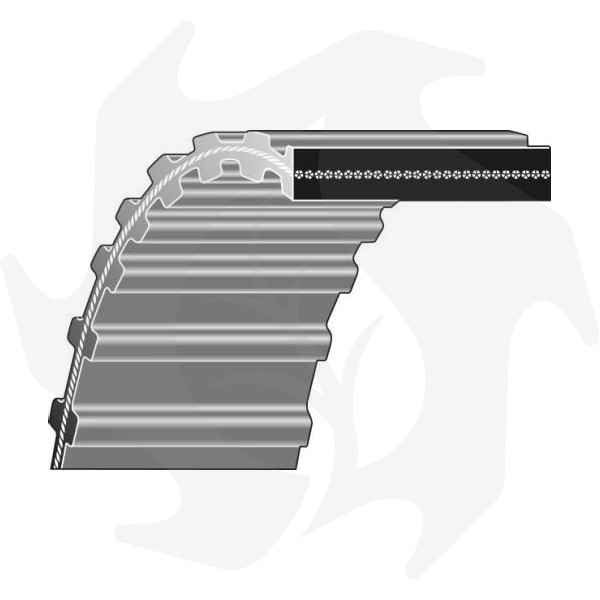 cinghia dentata Cinghia dentata movimento lame Viking mt 6127.1ZL / Stihl RT6127.1ZL - immagine 1