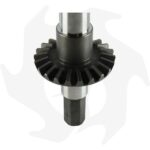 Coppia conica pignone + corona + asse per Brumi universal Z:7/22 esagono 27 - immagine 3