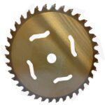 Disco Tsumura professionale con 36 denti in widia per decespugliatore arancione - immagine 2