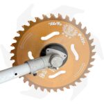 Disco Tsumura professionale con 36 denti in widia per decespugliatore arancione - immagine 4