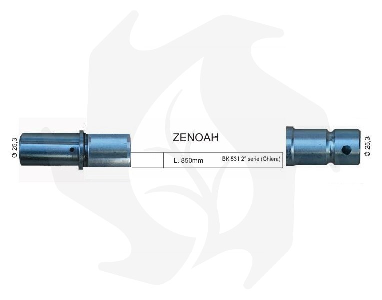Guaina completa di flessibile per decespugliatore a spalla Zenoah BK 531 2° serie Guaina completa di flessibile per decespugliatore a spalla Zenoah BK 531 2° serie - immagine 1