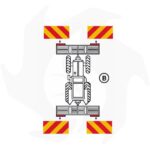 Kit 2 Pannelli per segnalazione mezzi agricoli - immagine 3