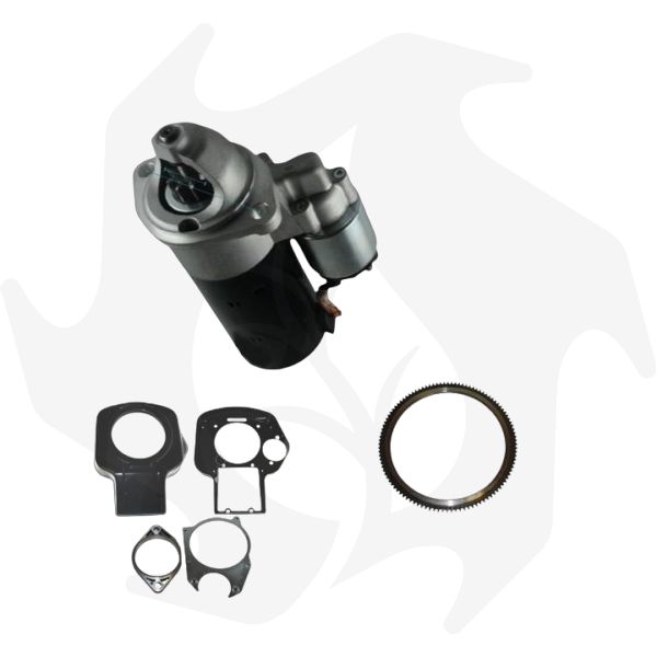 kit base avviamento elettrico convogliatori adattabile motore lombardini 6ld 1