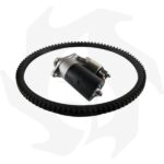 Kit base avviamento elettrico motorino + corona per motori Lombardini 15LD315-15LD350