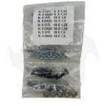 Kit viti e dadi con filetto sinistro per testine decespugliatore - immagine 2
