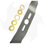 Lama universale Sabart con alettatura per rasaerba con anelli di riduzione - immagine 2