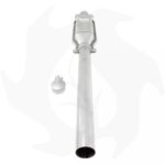 Marmitta in acciaio al titanio rivestita in alluminio tipo dritto piccola - immagine 3