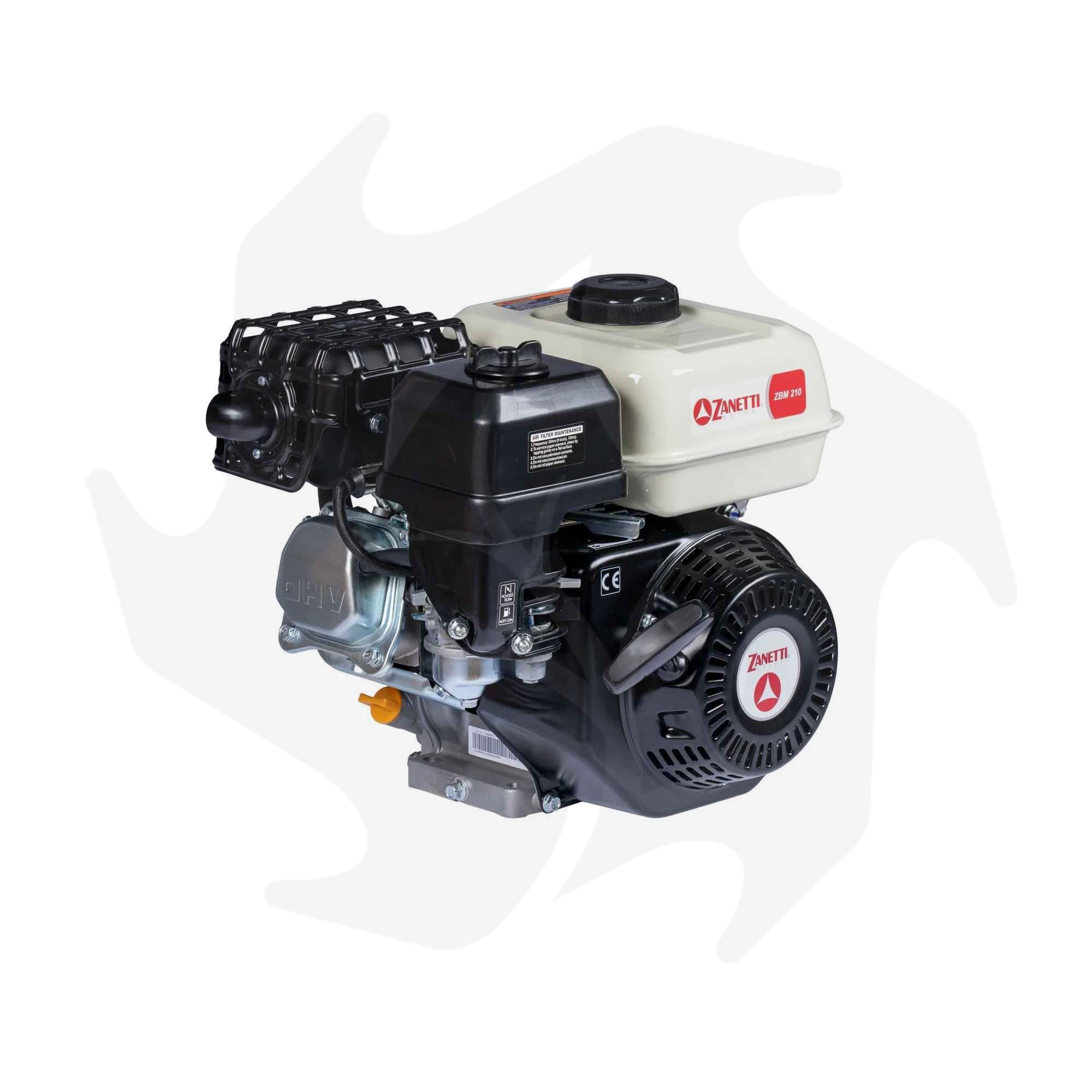 Motore 4 tempi a Benzina 210cc ZBM210 OHV 6,5 hp albero orizzontale cilindrico 20 mm Motore 4 tempi a Benzina 210cc ZBM210 OHV 6,5 hp albero orizzontale cilindrico 20 mm - immagine 1