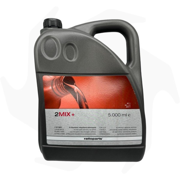 Olio-miscela-sintetico-2MIX+-per-motori-2-tempi-flacone-da-5-Litri-1 Olio miscela sintetico 2MIX+ per motori 2 tempi flacone da 5 Litri - immagine 1