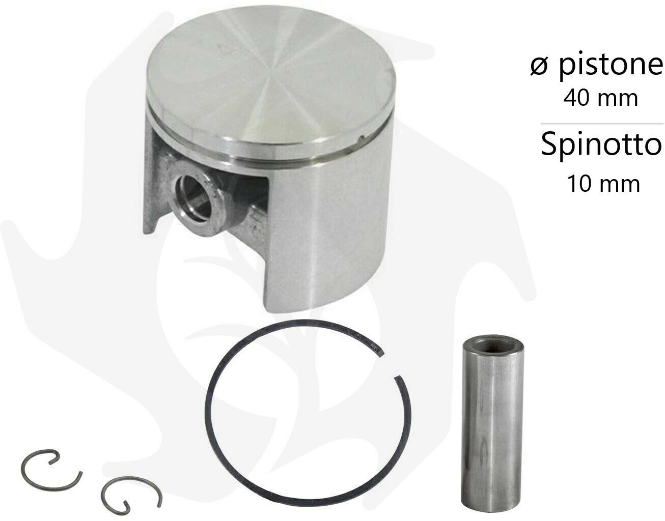 Pistone per motosega e decespugliatore Alpina 400 – VIP 42 Pistone per motosega e decespugliatore Alpina 400 – VIP 42 - immagine 1