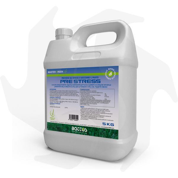 Pre Stress Bottos – 5Kg Biostimolante organico naturale ad azione anti stress ricco di alghe brune (1) Pre Stress Bottos – 5Kg - immagine 1