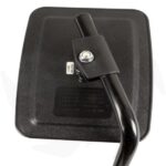 Specchio CPL nero dx vetro bianco PER CABINE FIAT-SAME 230x180mm - immagine 3